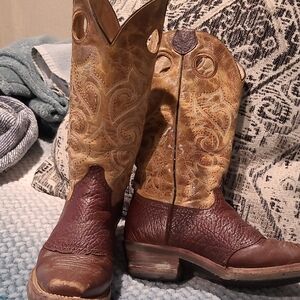 Ferrari Brown and Tan Women's Boots